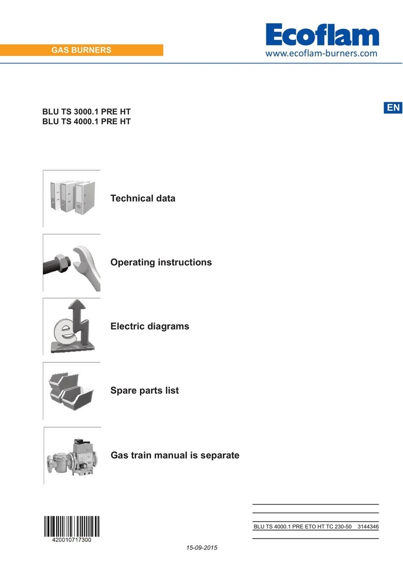 Ecoflam BLU TS 3000.1 PRE HT User manual Ecoflam BLU TS 3000.1 PRE HT User manual