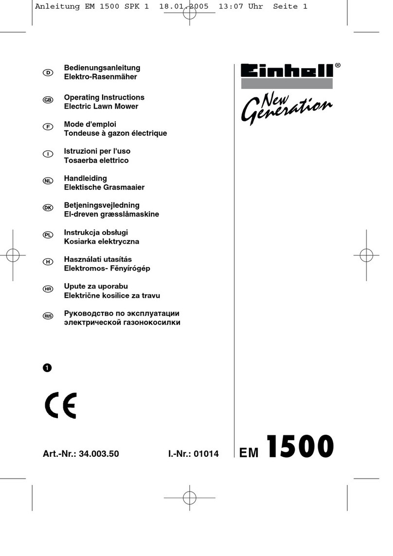 EINHELL EM 1500 User manual