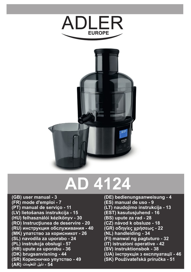 Adler Europe AD 4124 user manual