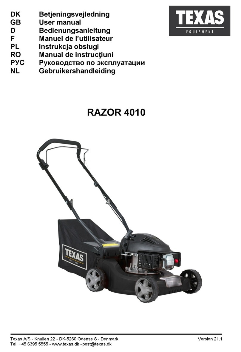 Texas A/S RAZOR 4010 User manual