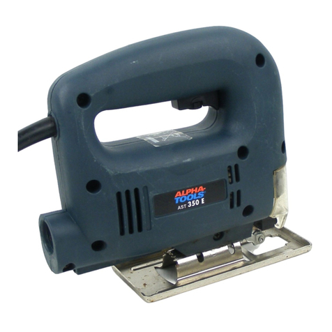 Alpha tools AST 350E operating instructions