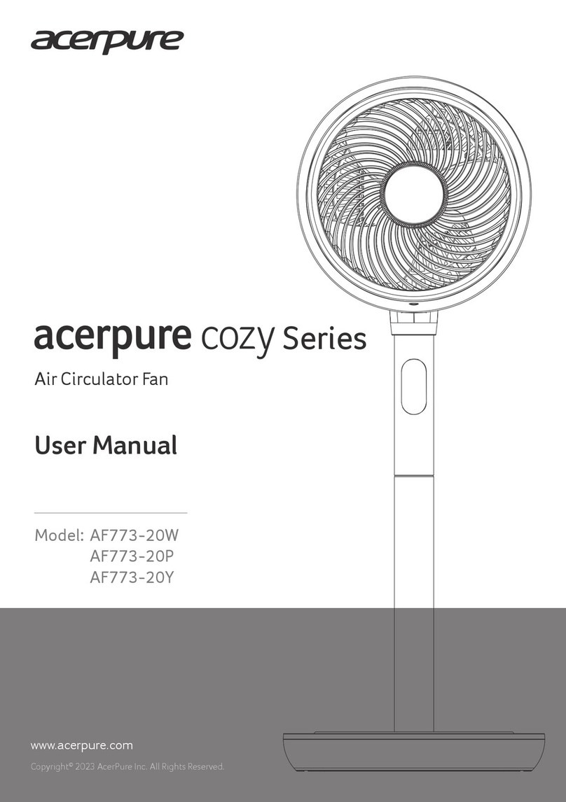 acerpure cozy Series user manual