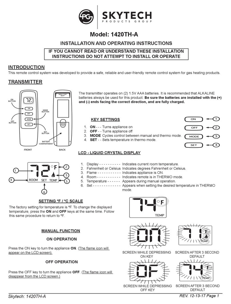 Skytech 1420TH-A User manual