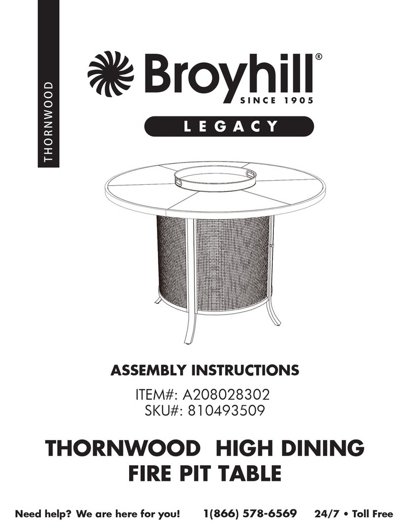 Broyhill THORNWOOD Assembly instructions