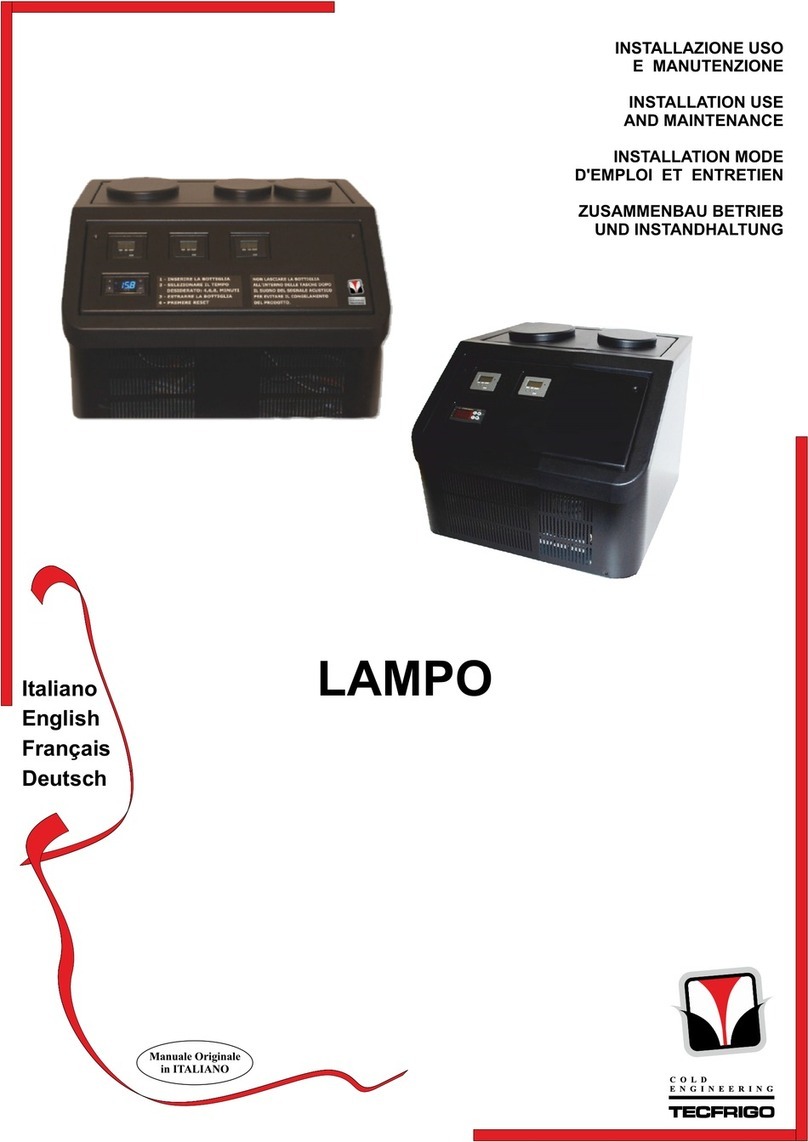 Tecfrigo LAMPO Installation, use and maintenance