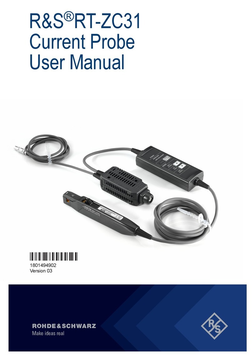 Rohde & Schwarz RT-ZC31 user manual