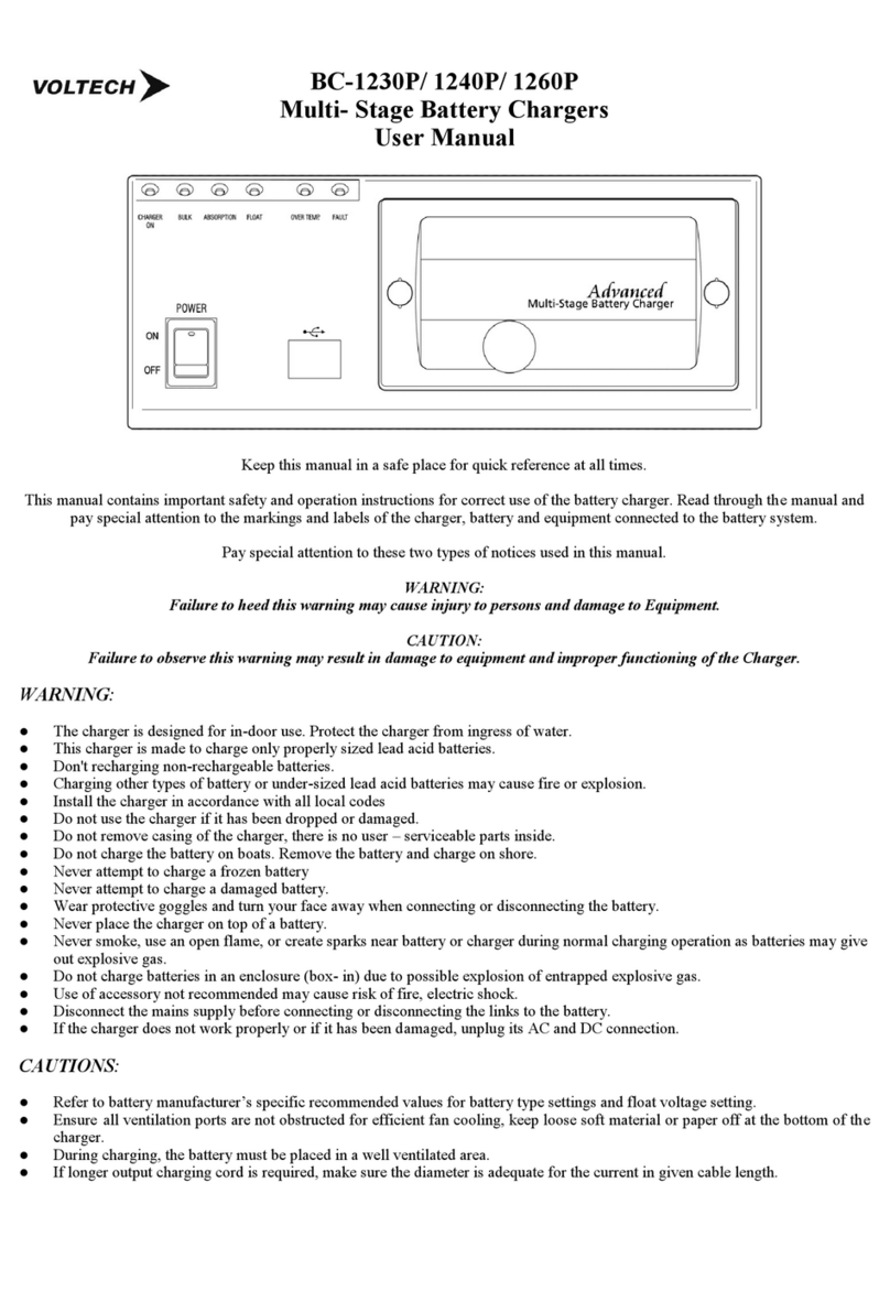 Voltech BC-1230P User manual