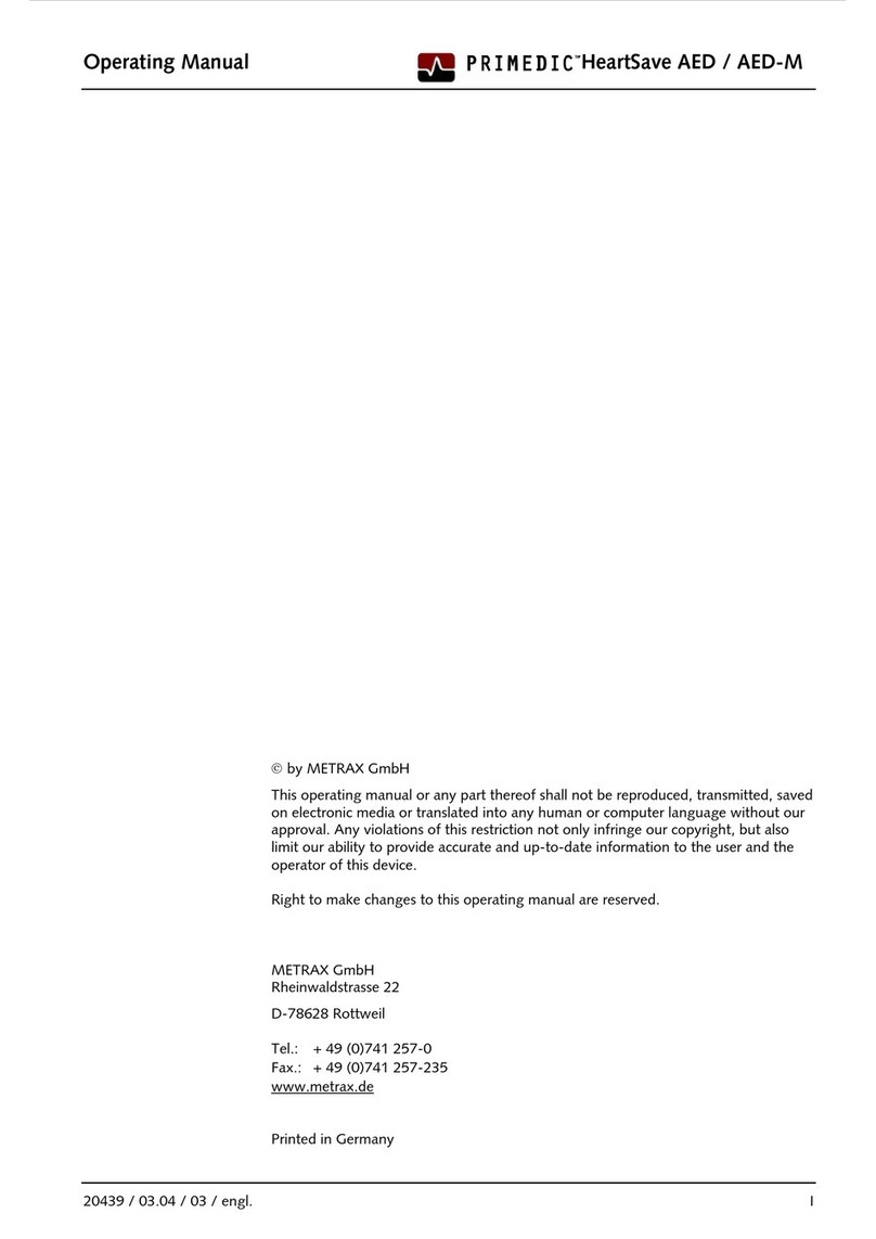 Primedic HeartSave AED operating manual