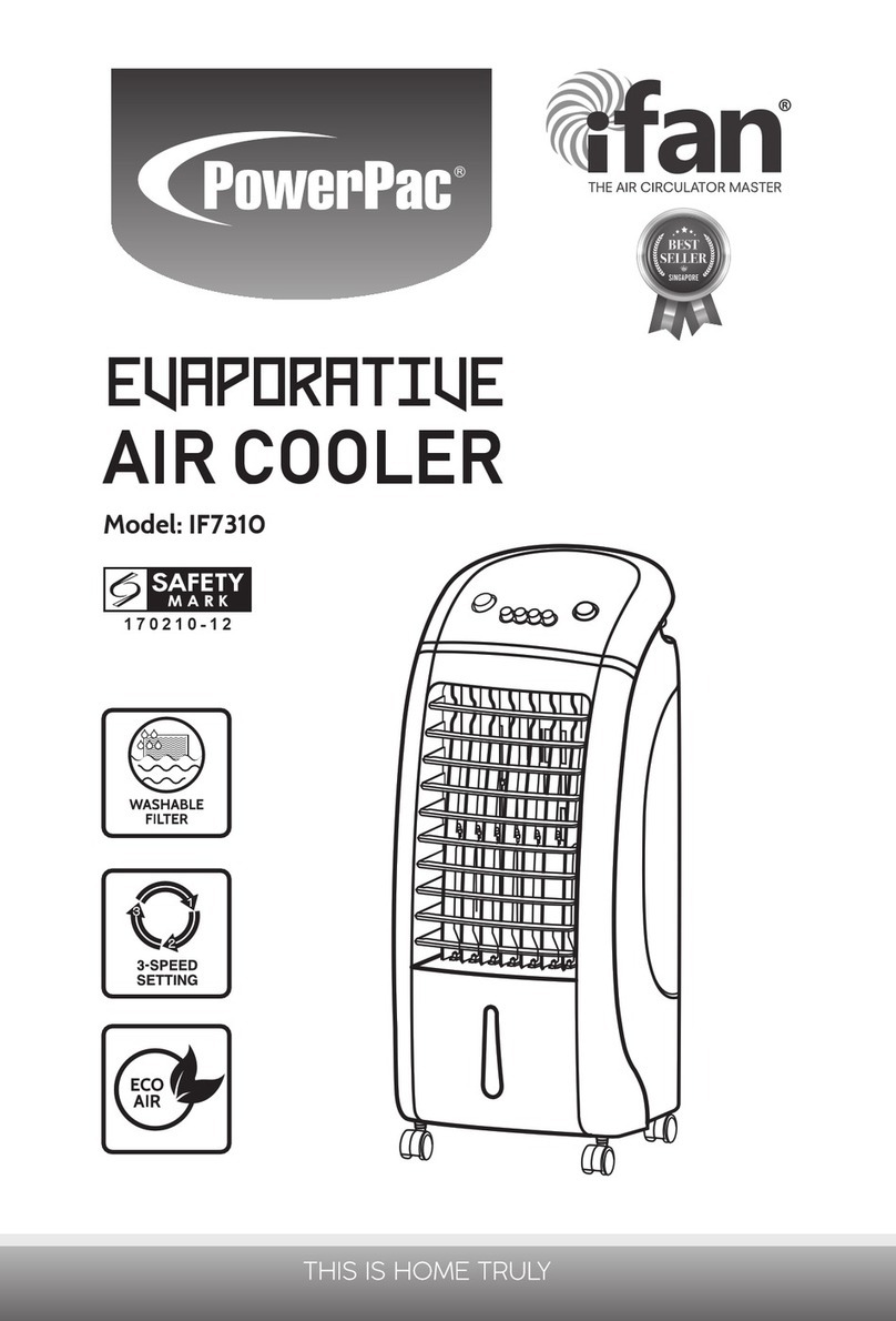 PowerPac ifan EVAPORATIVE IF7310 manual