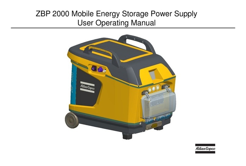 Atlas Copco ZBP 2000 User's operating manual