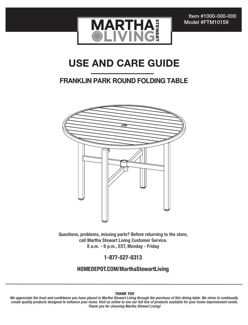Martha Stewart Living FRANKLIN FTM10159 Use and care guide Martha Stewart Living FRANKLIN FTM10159 Use and care guide