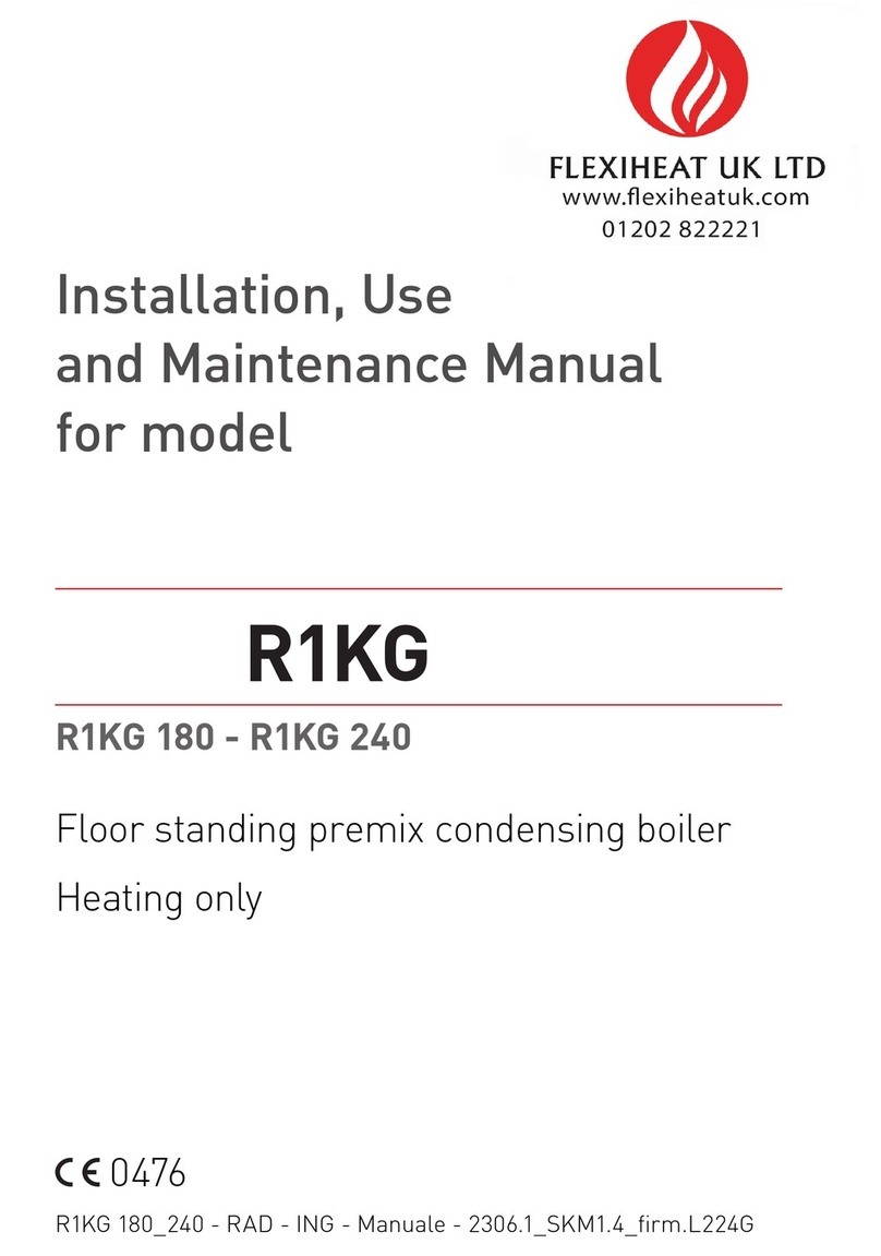 Flexiheat R1KG 180 Instructions for installation, use and maintenance manual Flexiheat R1KG 180 Instructions for installation, use and maintenance manual