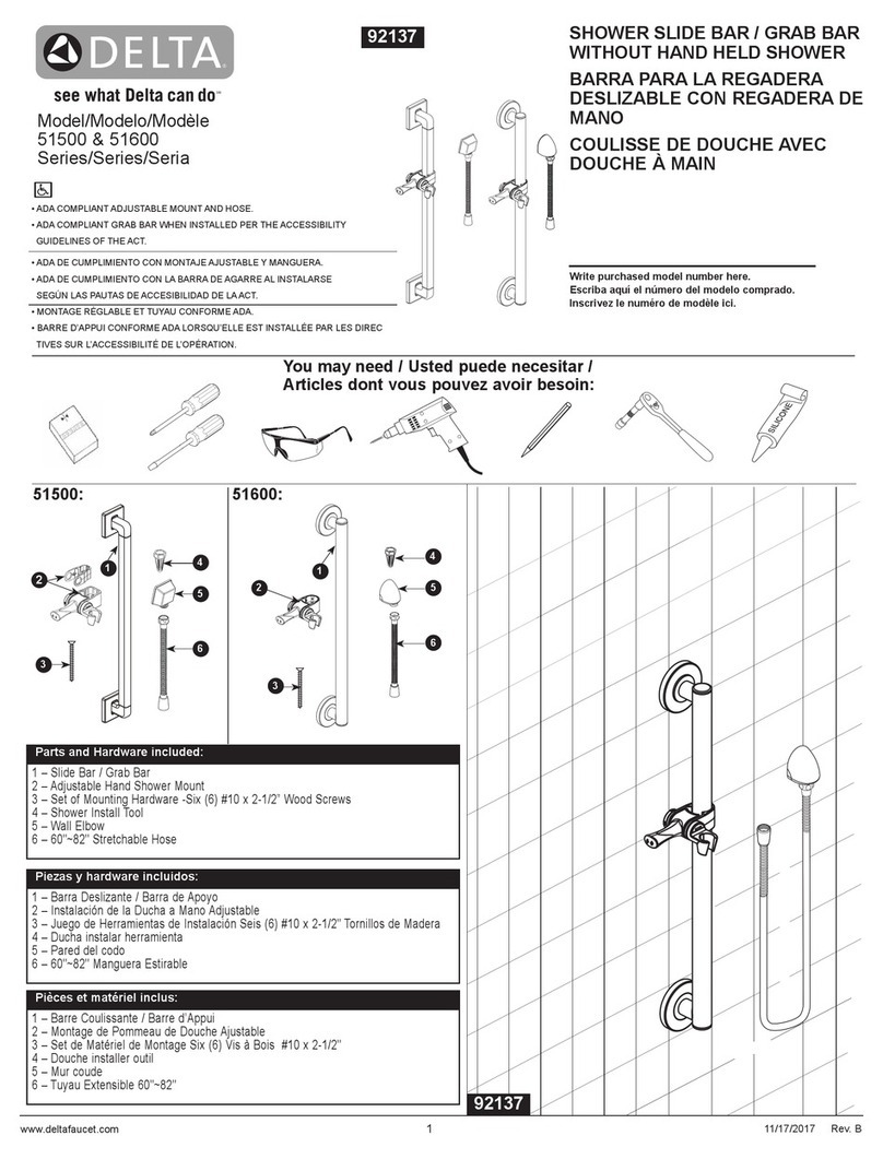 Delta 51600 User manual