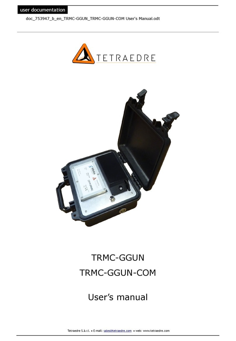 TETRAEDRE TRMC-GGUN user manual