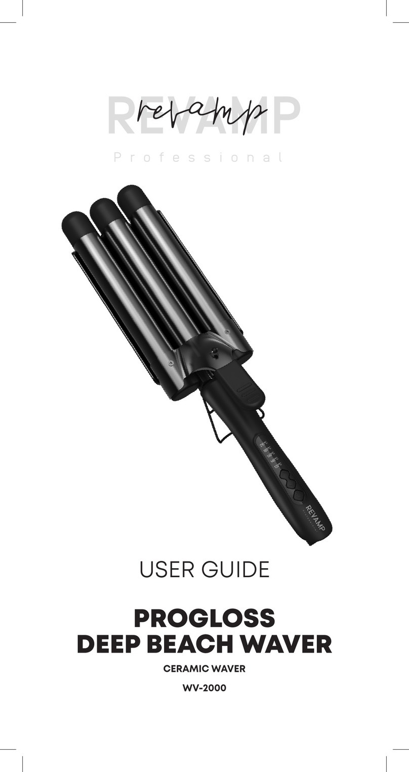 Revamp Progloss Deep Beach Waver user guide
