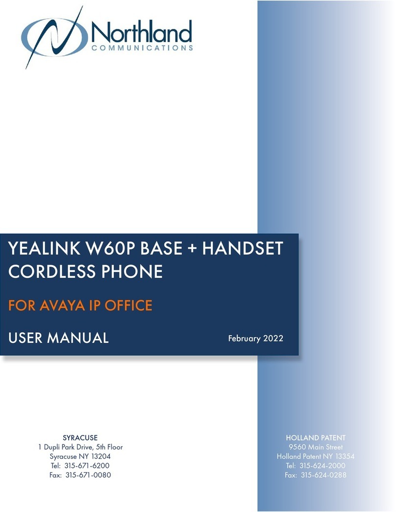 Yealink W60P Telesystem User manual Yealink W60P Telesystem User manual