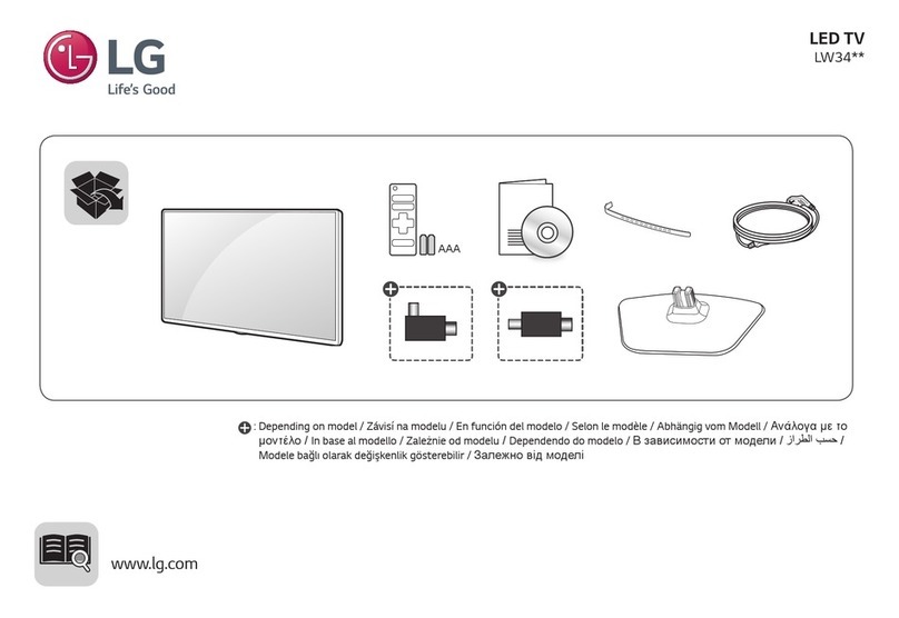 LG LW34 Series User manual