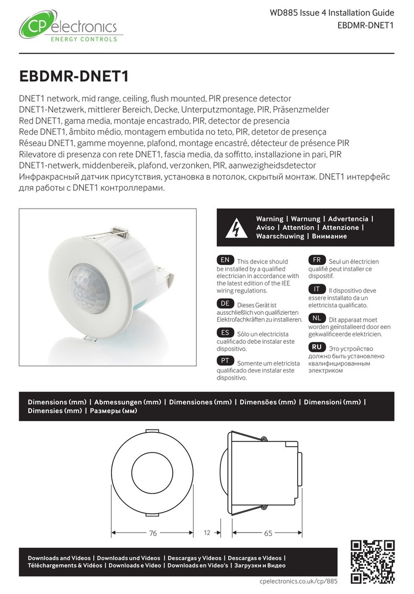 C.P. Electronics EBDMR-DNET1 User manual