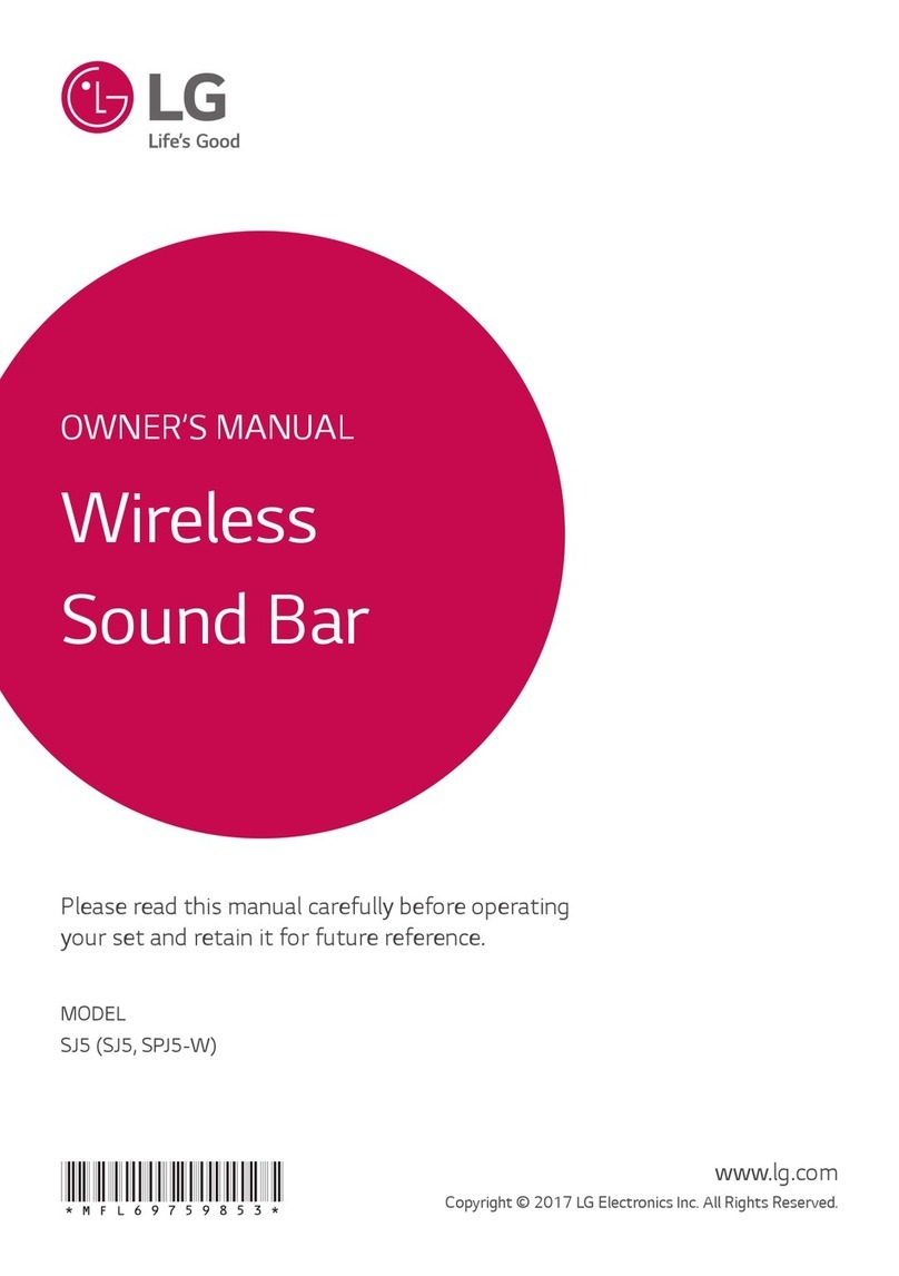 LG SJ5-W User manual