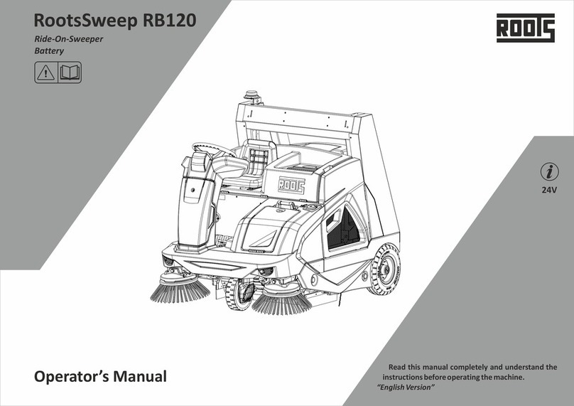 ROOTS RootsSweep RB120 Operator's manual