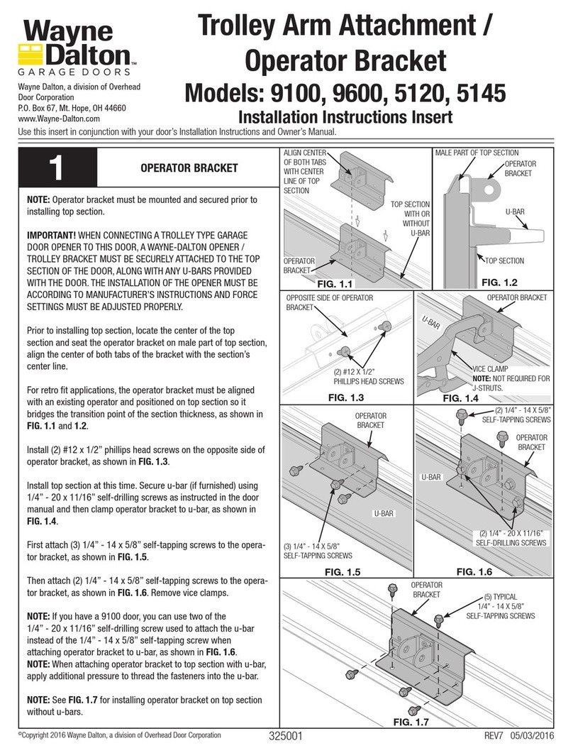 Wayne-Dalton 9100 User manual