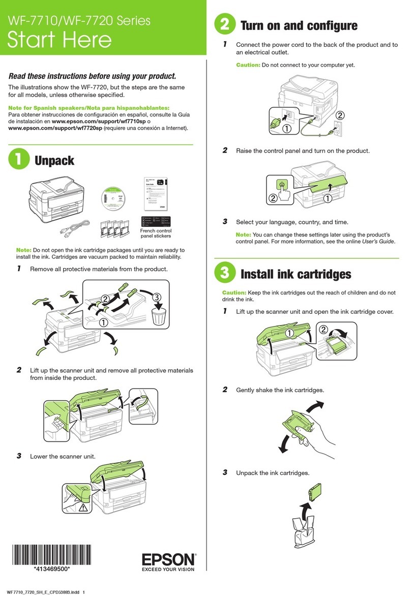 Epson WF-7720 Series Instruction Manual