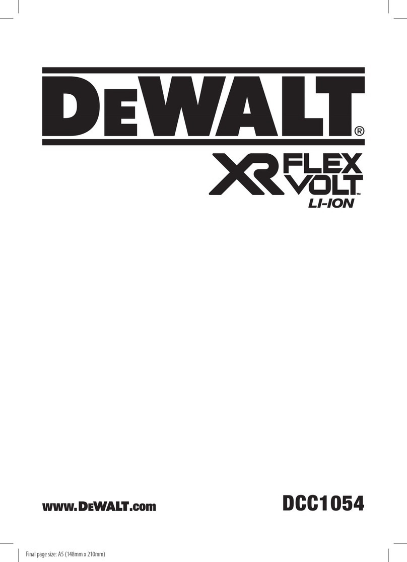 DeWalt DCC1054N-XJ User manual