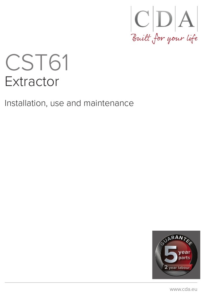 CDA CST61SS Directions for installation, use and maintenance