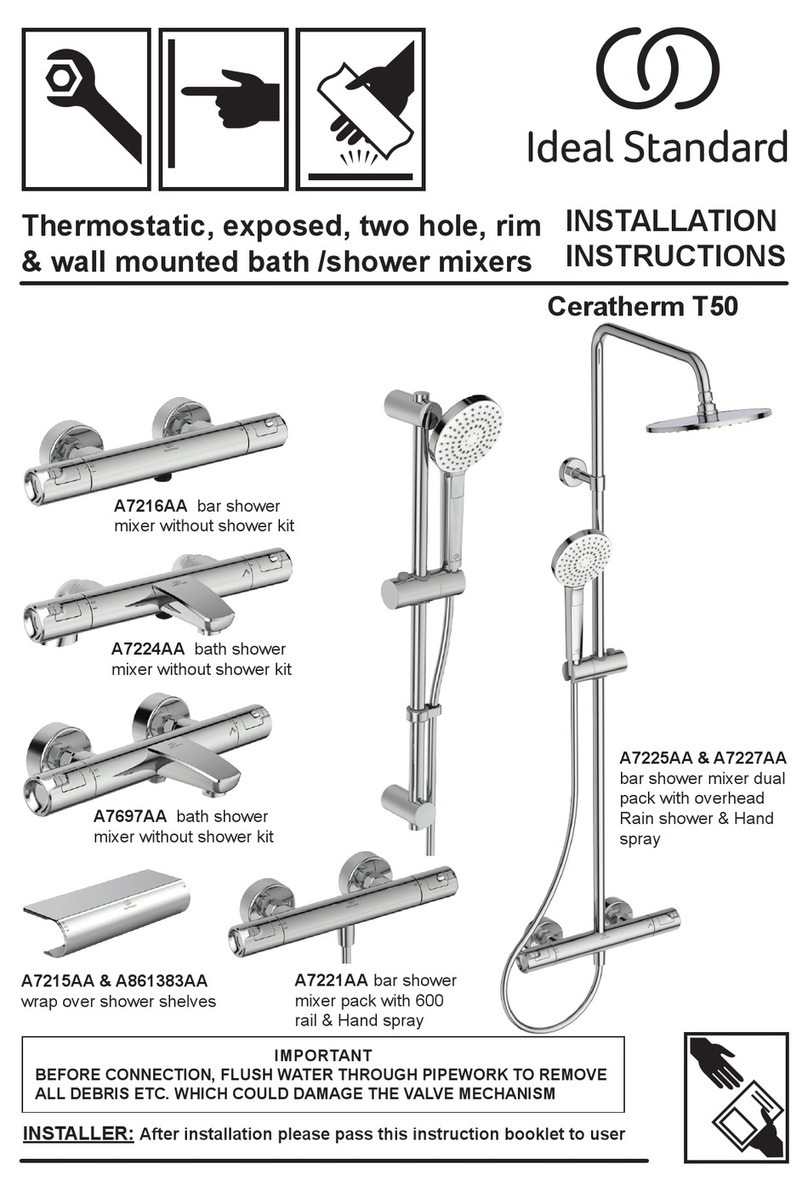 Ideal-Standard Ceratherm T50 A7216AA User manual