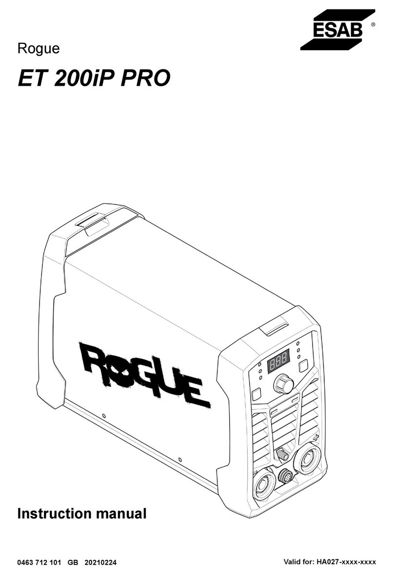 ESAB ET 200iP Pro User manual