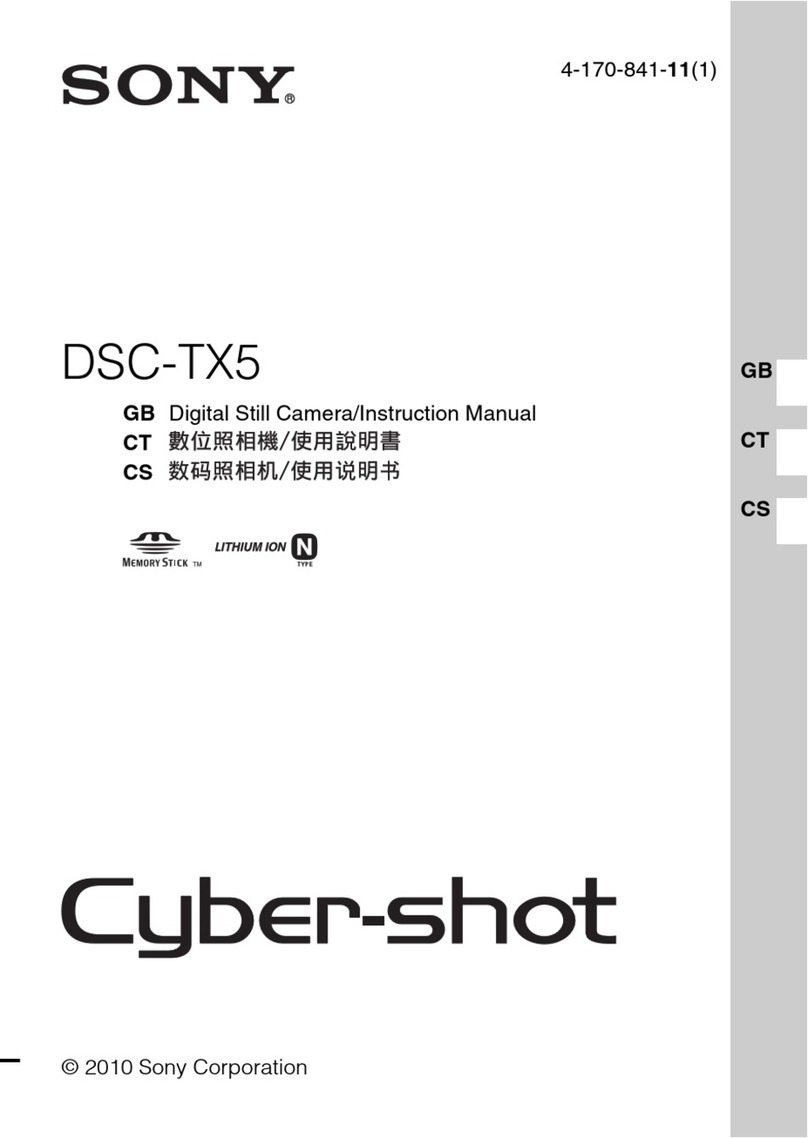 Sony Cyber-shot DSC-TX5 instruction manual