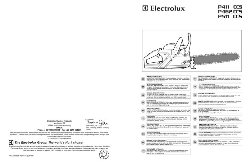 Electrolux Partner P462 CCS User manual