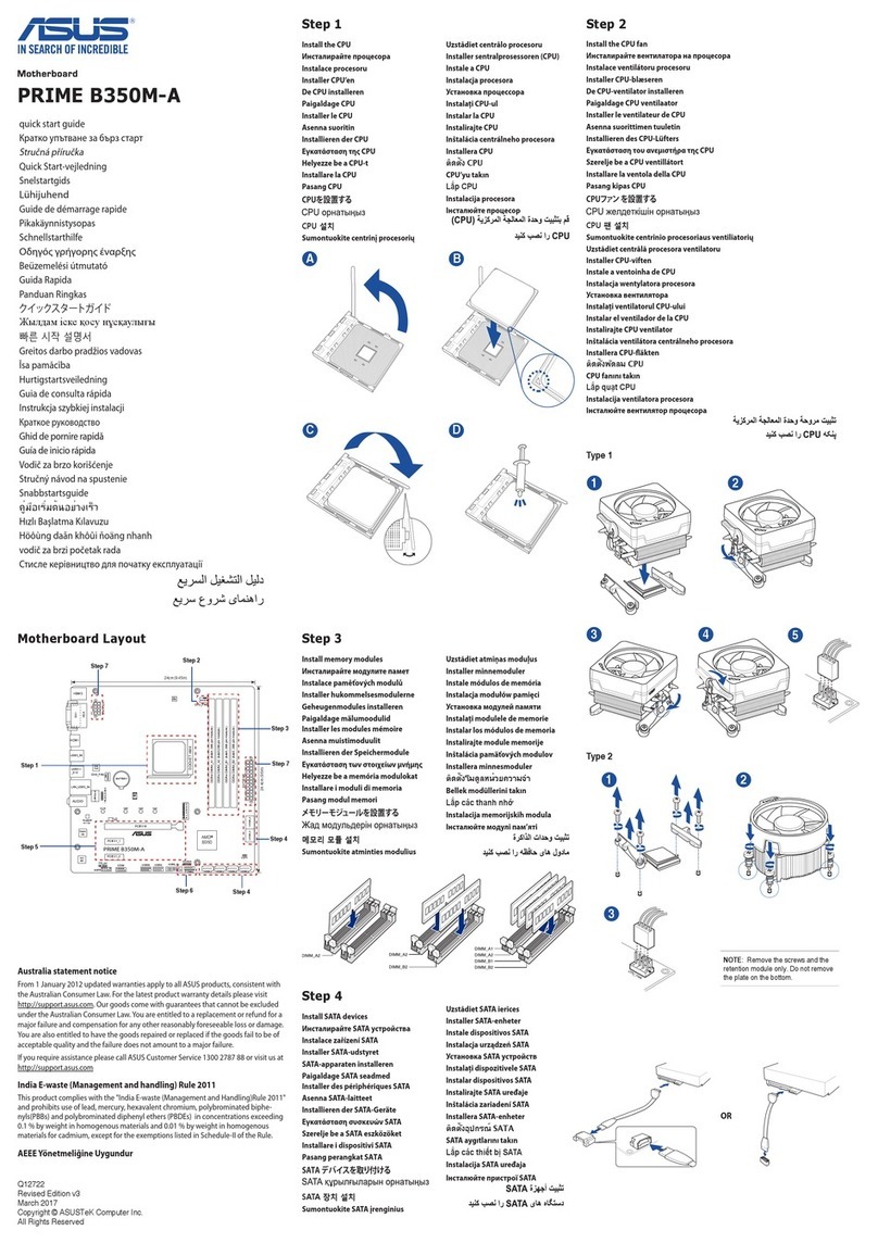 Asus PRIME B350M-A User manual