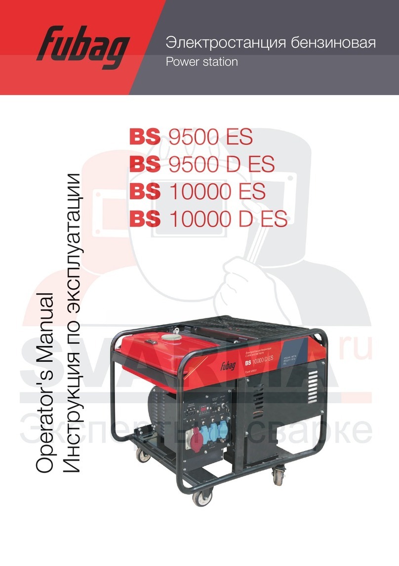 Fubag BS 9500 ES Operator's manual