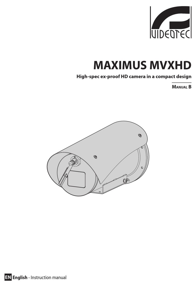 Videotec MAXIMUS MVXHD instruction manual