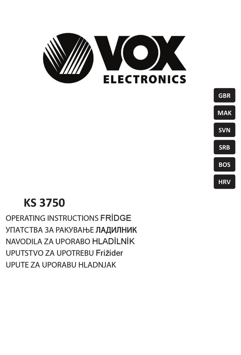 VOX electronics KS 3750 operating instructions