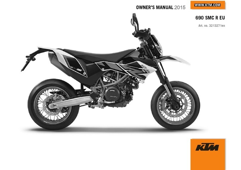 KTM 690 SMC R EU 2015 User manual