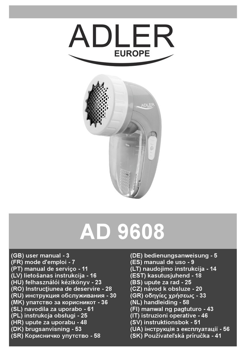 Adler Europe AD 9608 user manual