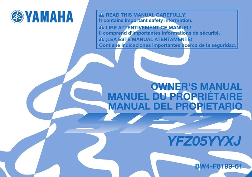Yamaha YFZ 50 2017 owner's manual