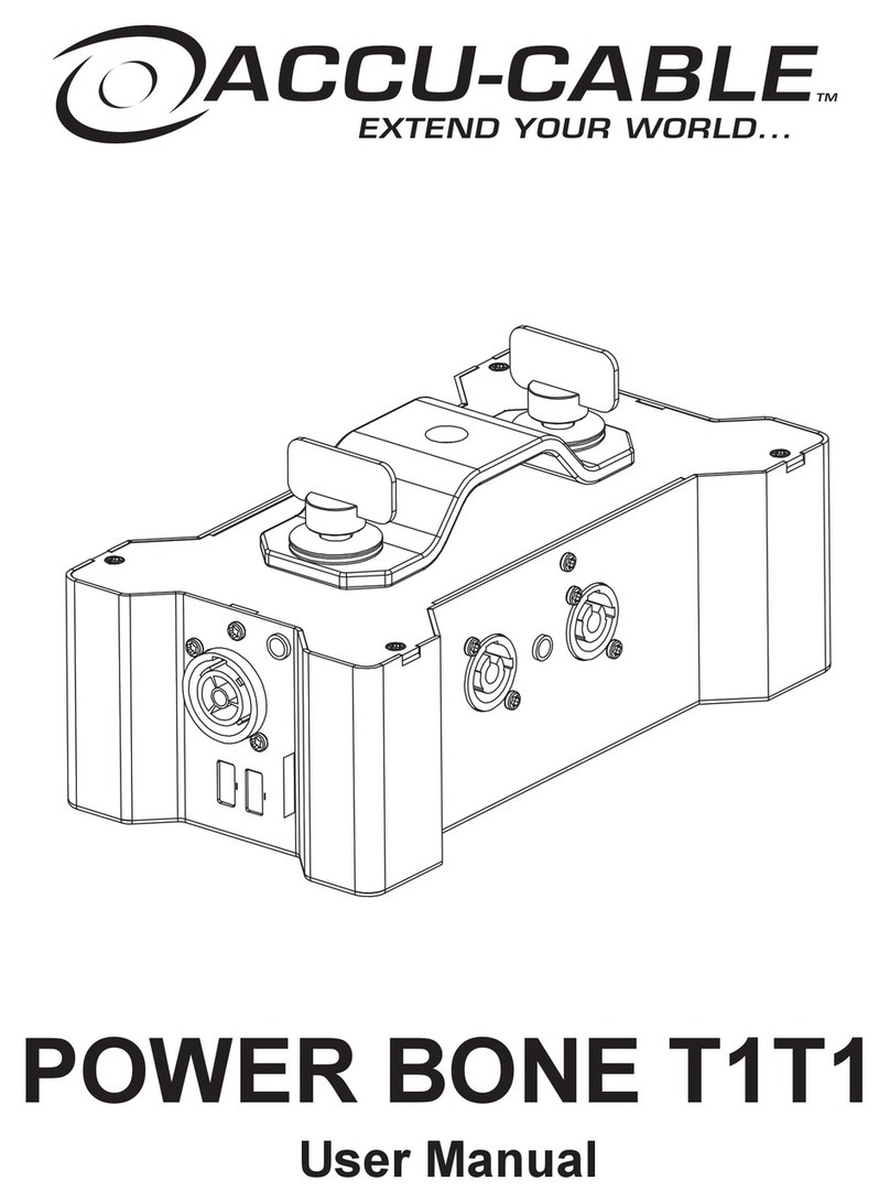 ADJ ACCU-CABLE POWER BONE T1T1 user manual