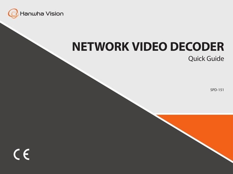 Hanwha Vision SPD-151 quick guide