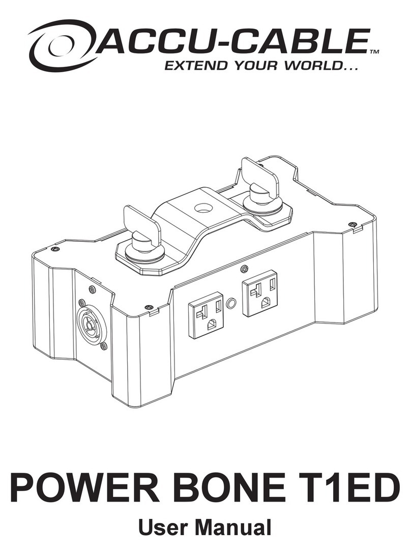 ADJ ACCU-CABLE POWER BONE T1ED user manual