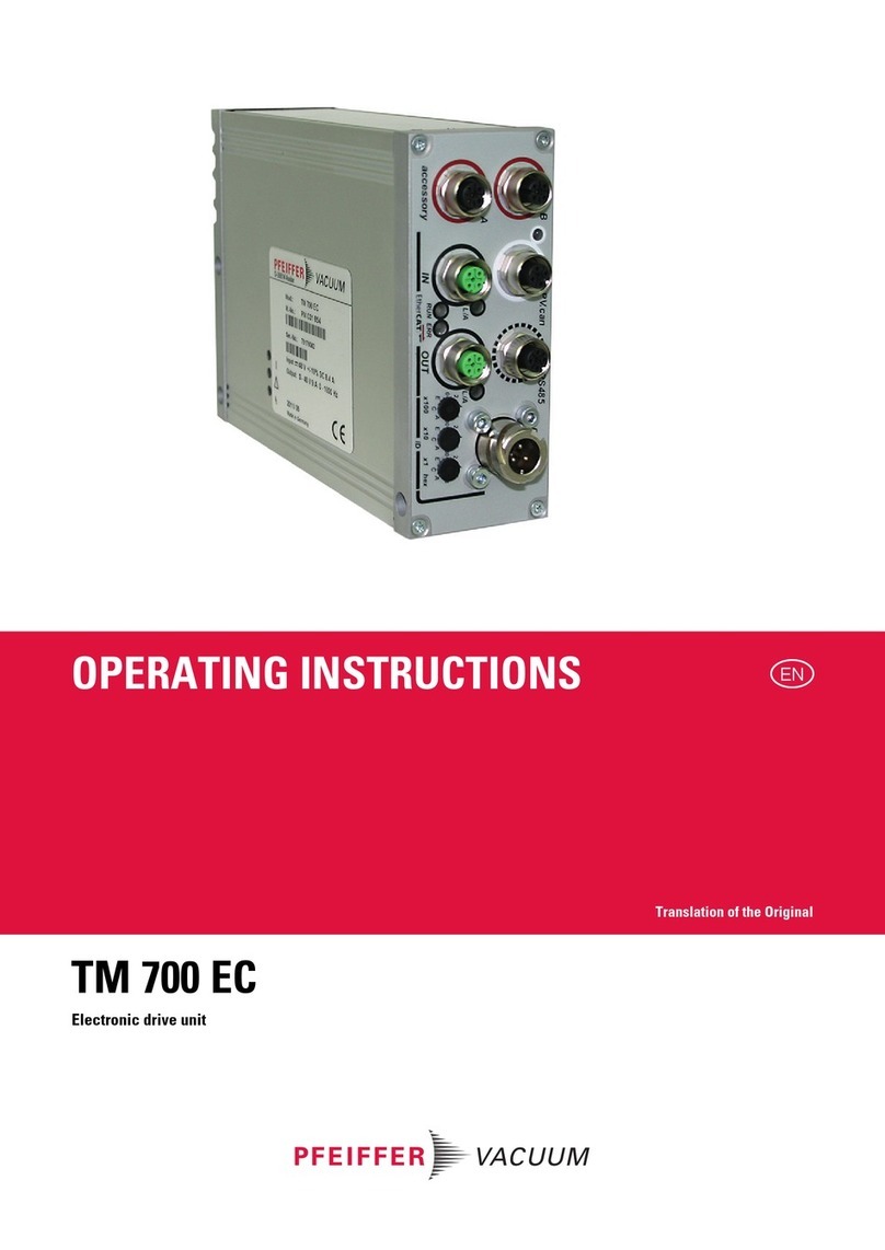 Preiffer TM 700 EC operating instructions