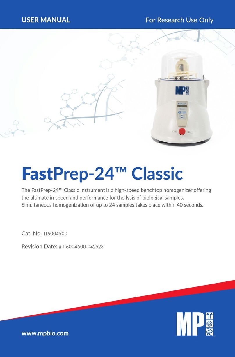 MP Biomedicals FastPrep-24 user manual