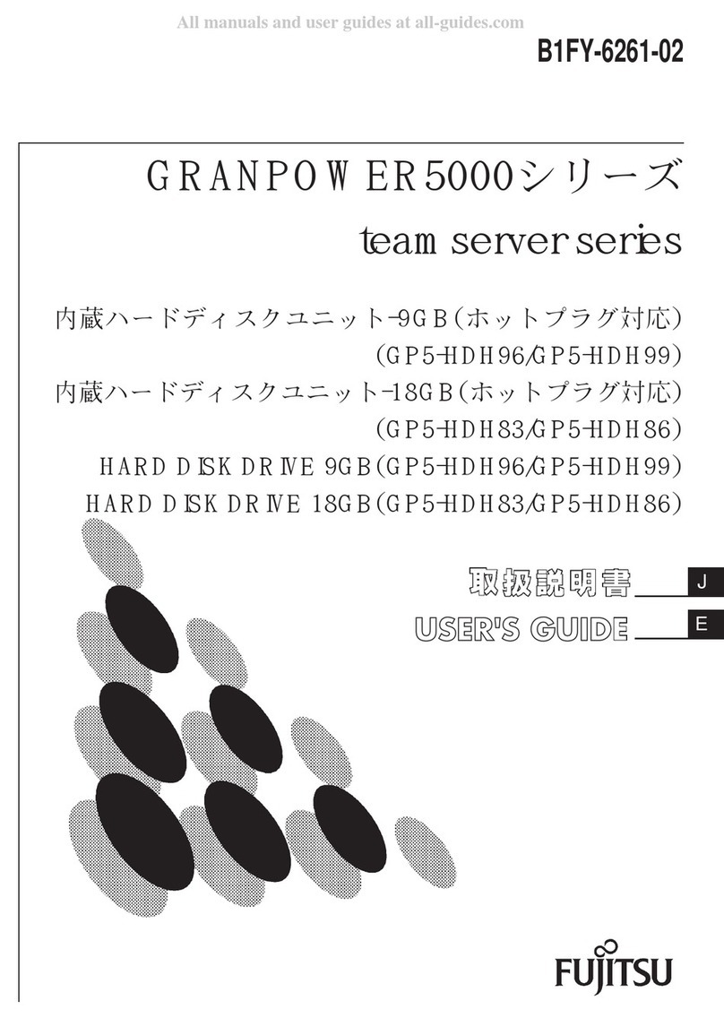 Fujitsu teamserver Series User manual