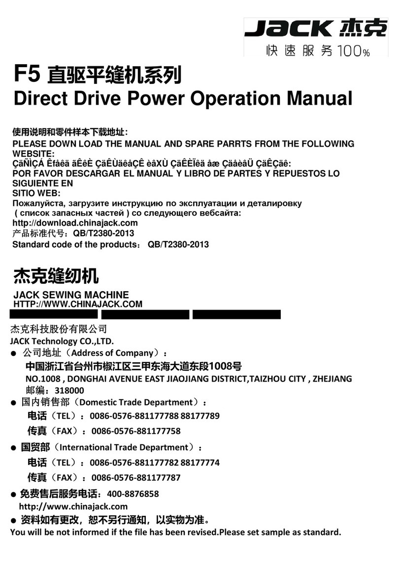 Jack F5 Operation manual