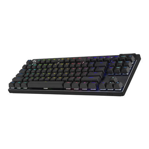 Logitech G PRO X TKL User manual Logitech G PRO X TKL User manual
