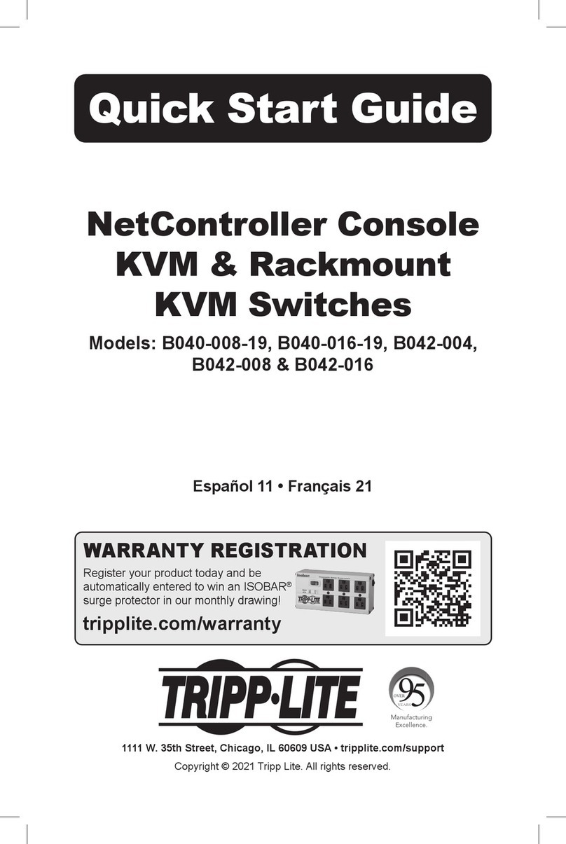 Tripp Lite NetController B040-008-19 User manual