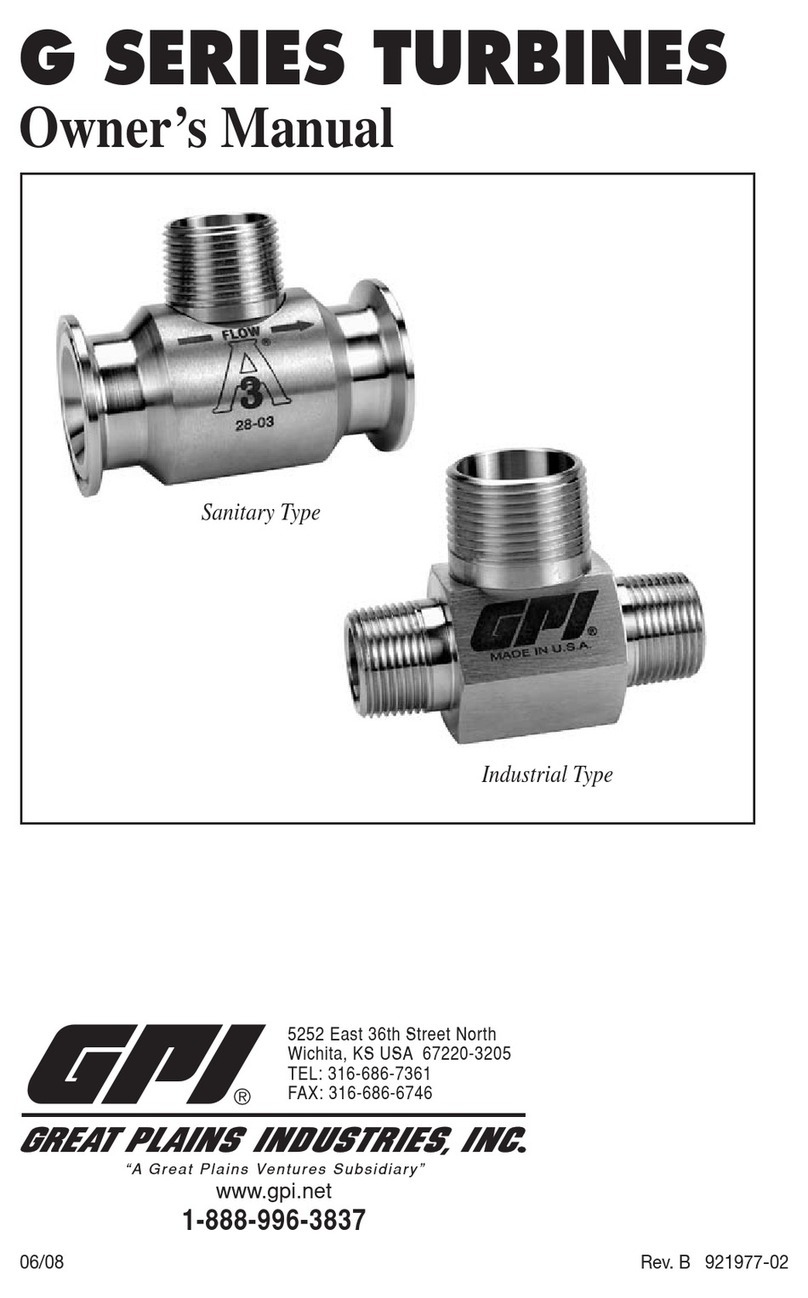 GPI G Series User manual