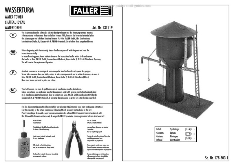 Faller POWER TOWER User manual
